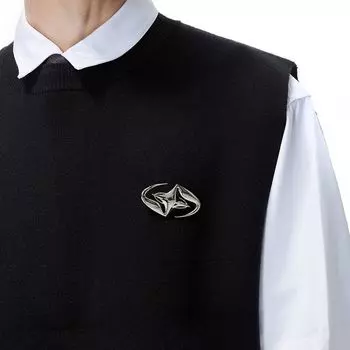 Cool Style Fancy Logo Neutral Clothes Brooch Default