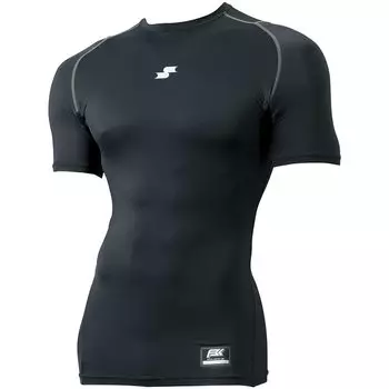 Cool touch low neck short sleeve fitted undershirt [SSK]