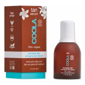 COOLA Органическая антивозрастная сыворотка для лица Sunless Tan, 1,7 унции