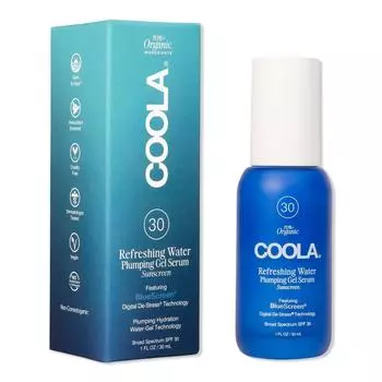 Coola Refreshing Water Plumping Gel Serum Солнцезащитный крем Spf 30 1,0 унция