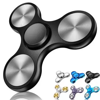 COOLDEN Hand Luxury Stress Relief Super Stainless Steel High Speed Minute Fidget Autism Hand Spins Kills Fingertip Stress Relief Goods for Christmas