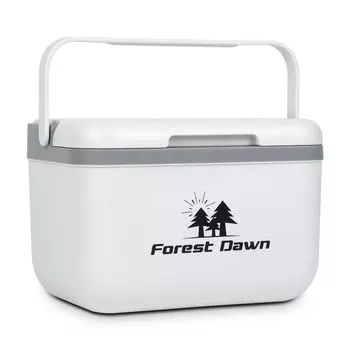 Cooler Cooler Vacuum Ultra Hard Cooler Fishing Club Easy to Camping Cooler Great for Sports Cherry Blossom Club [Forest Dawn] Box, Box, 5L, Small, белый