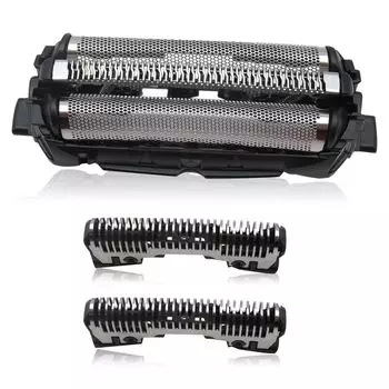 COOLHILL Panasonic Replacement Blades ES9087 Outer Blade ES9068 Inner 1 Set ES9013, + Blade, Black,