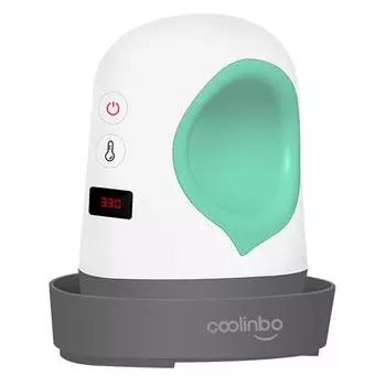 Coolinbo HP1 Ручной мини-термопресс 4x2,5 дюйма Портативная машина для передачи тепла с UK Plug белый