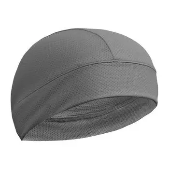 Cooling Mesh Cycling Hat Breathable Men Riding Comfortable Hat Motorcycle Hard Hat Sweat Liner For Hiking Mountaineering Camping чёрный