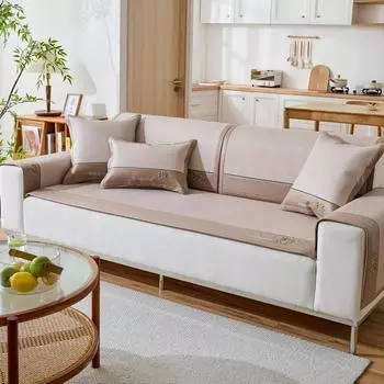 Охлаждающий ротанговый бамбуковый коврик для дивана, летняя подушка для холодного лета, нескользящий чехол для дивана в летнем стиле 60*60cm