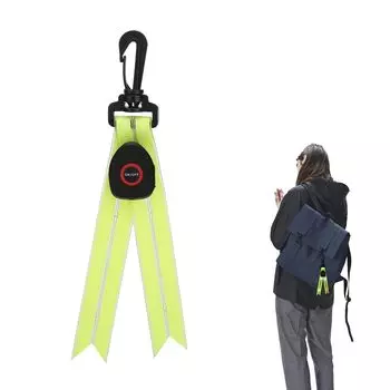 Coollooda светоотражающий брелок светоотражающий светодиодный светоотражающий брелок USB перезаряжаемый флуоресцентный светоотражающий эмиссионный свет мигающий безопасность дорожного движения