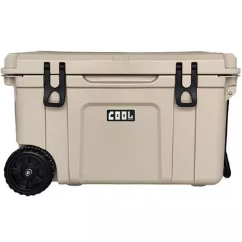 Coolmax Cooler Box бежевый холодильный контейнер с роликами автомобильный холодильник катастрофа долгосрочное хранение льда на открытом воздухе устойчивый к ультрафиолетовому излучению барбекю товары для предотвращения теплового удара