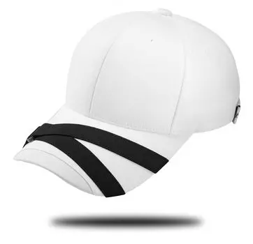 Coolmax Webbing String Hat Casual Baseball Hat BB Cap with Tag Large [Team Life] [TEAMLIFE] [Free Size] [Adjustable] (White - Size)