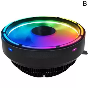 COOLMOON красочный светодиодный светильник процессора радиатор охлаждающий вентилятор рассеивание тепла компьютерный аксессуар