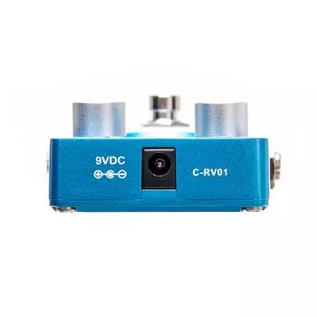 COOLMUSIC C-RV01 Мини-педаль реверберации Электрогитара Педаль эффектов Портативный эффектор из алюминиевого сплава I8493-2 зелёный