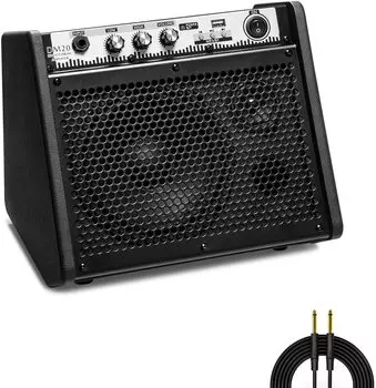 Coolmusic DM20 20W BT Персональный мониторный усилитель Усилитель для электрических барабанов Динамик для акустической гитары Динамик, клавиатура,