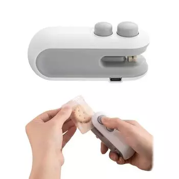 Coolooda Food Heat Mini Bag Cut Bag Back Easy to Food Home Use Упаковщик, Упаковщик, Упаковщик и Уплотнитель, Упаковщик 2-в-1, Магнитный, Удобный, В эксплуатации, Легкий,