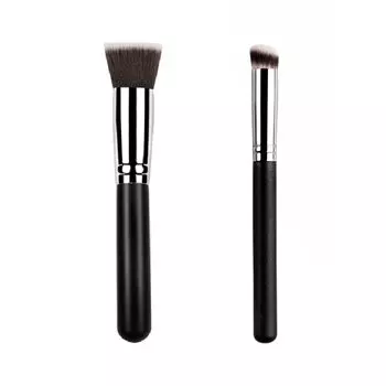 Coolooda Makeup 2 Pieces Foundation Makeup Concealer Cheek Do Care Good Powder Popular Black Brush, Brush, Brush, Brush, Brush, Brush, Black, Soft, Contains,