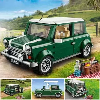 Cooper Car Building Blocks Bricks Boys Birthday Christmas Girls Toys With