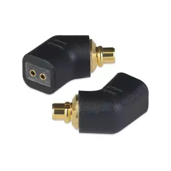 cooyin IE300 2Pin Conversion Conversion Connector Конверсионный разъем для наушников Conversion 2Pin для Sennheiser Совместимо с IE900 Без ухудшения качества звука чёрный