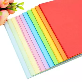 Copeflap Large Origami Origami Large Size 25cm 100 Sheets Origami Origami Large Large Double-Stored (10 цветов)