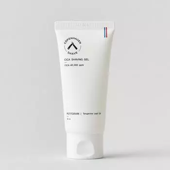 Copenhagen Shave Travel Portable Cica Shaving Gel Крем-пена для бритья, 1 шт., 60 мл