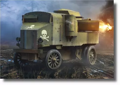 Copper State Model Putilov Garford Heavy Armored Vehicle Plastic Model COP35009 1/35
