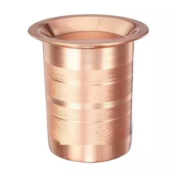 Copper Tumbler Cup with Lid, Set of 2, 300 ml