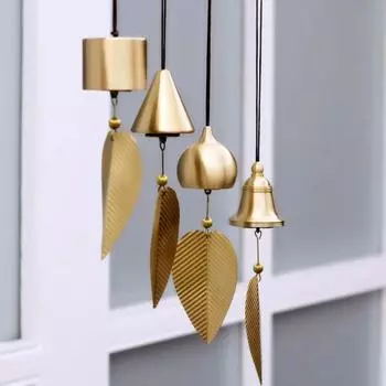 Copper Wind Chime Simple Atmosphere Hanging Creative Home Decorations Balcony Wind Music Decoration Gifts