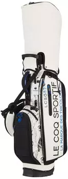 Coq 22 Model Golf Caddy Bag Lightweight 9 Type 4 Division Compatible with 47 Inch QQBUJJ01 WH00 [Le Sportif] Autumn/Winter 3.0kg Men s (White)