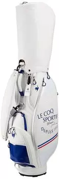 Coq 22 Model Golf Caddy Bag Type 6 Division Compatible with 46 Inch QQCUJJ01 WH00 [Le Sportif] Autumn/Winter 3.1kg 8.5 Women s (White)