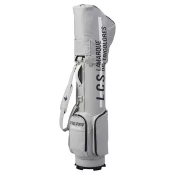 Coq Caddy 9 6 совместим с 47 Integrated Compact Golf QQBWJJ06 GY00 [Le Sportif] Сумка, Типы, Разделы, Дюймы, Капюшон, Легкий, Мужской (Серый)