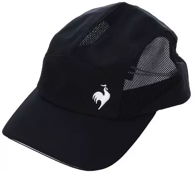 Coq Cap Dry Mesh Cap Partial Ventilation Lightweight Sweat Tennis Training Mesh BK F [Le Sportif] Men s