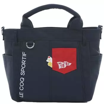 Coq Cart Bag Character Design Canopy Specification Crow Repellent Round Golf LG5STT46L NV00 [Le Sportif] Женская (военно-морской флот)