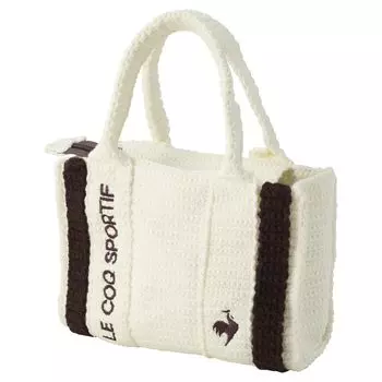 Coq Cart Bag вязаная крючком мини-сумка милый гольф LG4FTT41L WH00 [Le Sportif] женская (белый)
