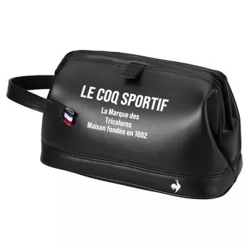 Кошелек-подсумок Coq Cart Standard Подсумок доктора Магнитная застежка Большая вместимость Гольф QQBXJA43 BK00 [Le Sportif] Мужской (черный)