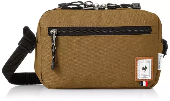 Coq Shoulder Bag Water Repellent 2 Layer Crossbody 36738 Khaki [Le Sportif]