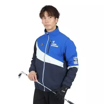 Coq Sportif Blouson Standard Filler 2WAY Съемные рукава Защита от холода Ветрозащитный Водоотталкивающий Тепло Navi Golf LG4FWB50M NV00 LL [Le Golf]