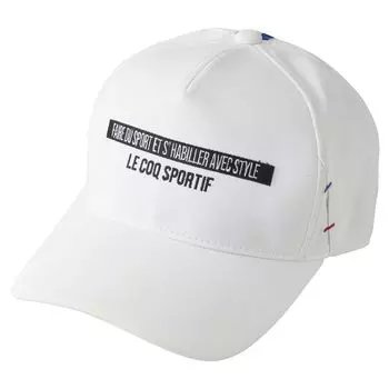Coq Sportif Cap Cap Солнцезащитные очки Вставка Tee Вставка Sporty Golf LG4FCP02M WH00 [Le Golf] Гольф для мужчин (белый)