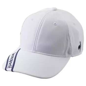 Coq Sportif Cap Cap Sunglasses Insert Tee Insert Sweat Absorbent Quick Drying Golf LG4FCP01M WH00 [Le Golf] Мужская обувь для гольфа (белый)