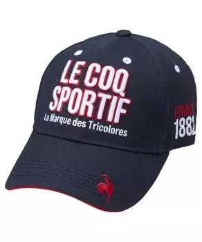 Coq Sportif Cap Classic Front Logo Tee Insert Cotton Golf LG5SCP00M NV00 [Le Golf] Мужская (военно-морской флот)