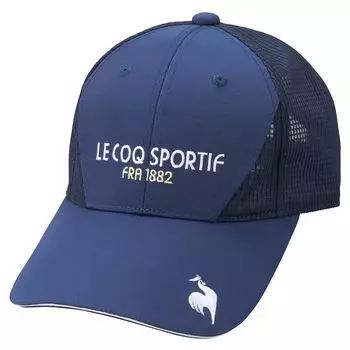 Coq Sportif Cap Cooling Mesh Ventilation Bell Oasis Hat Sunshade Golf QGBXJC09 NV00 Free Size [Le Golf] Men s (Navy)