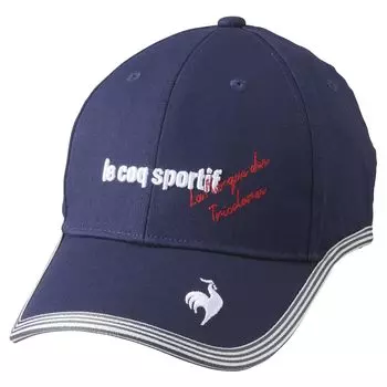 Coq Sportif Cap Ear Curve Stylish Simple UV Care Golf QGCXJC01 NV00 [Le Golf] Women s (Navy)