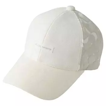Coq Sportif Cap Heat Navi Warm Embossed Cold Protection Golf LG4FCP06L WH00 [Le Golf] Women s (White)