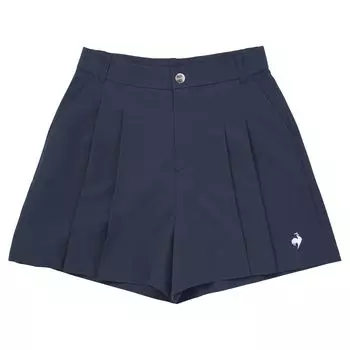 Coq Sportif Pleated Culottes Stretch Water Repellent Elegant Golf LG5SSK50L NV00 [Le Golf] Women s (Plain Navy)