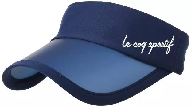 Coq Sportif Visor UV Care Water Absorbent Quick Drying Antibacterial and Deodorizing Golf QGCVJC56 NV00 FREE Size [Le Golf] Women s (Navy)
