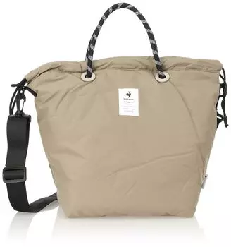Coq Tote Bag Shoulder Bag Water Repellent 2WAY Beige [Le Sportif] Women s