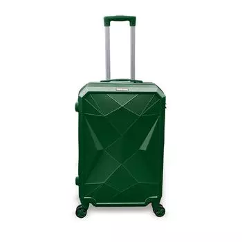 coral high Чемодан среднего размера Diamond ABS зеленый 16612