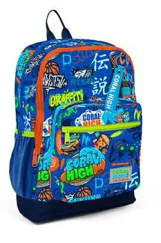 Coral High Kids Saks Grafiti Desenli Okul Srt antas 23767