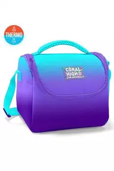 Coral High Kids Turquoise Purple Color Transition Thermo Lunch Box 11763