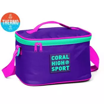 Coral High Sport Purple Pink Thermo Lunch Box 22816
