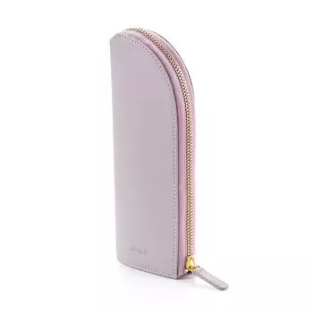 (Corale) Corale Stand Pen Case, Standing Pen Case, Leather, Women s Pencil Case, Pen Holder, Adults, Stylish (Pink Lavender) розовый лаванды
