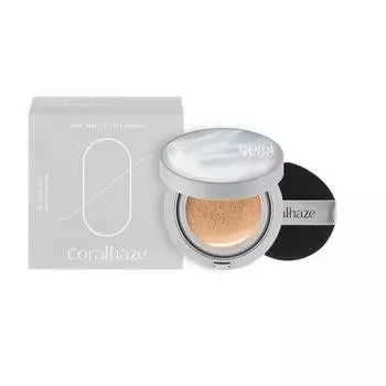 CORALHAZE New Airy Fit O2 Cushion 15g, Ivory Beige, Осветляющий, Макияж, Корейская косметика, Kbeauty, пробник Ivory