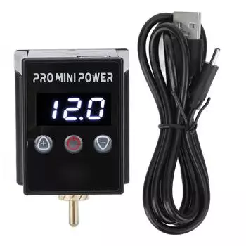 Cordless Tattoo Power Supply 8 Hours Endurance USB Rechargeable Tattoo Machine Power Supply RCA